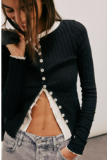 Free people Free People - Tilly Long-Sleeve Cardi (Black)