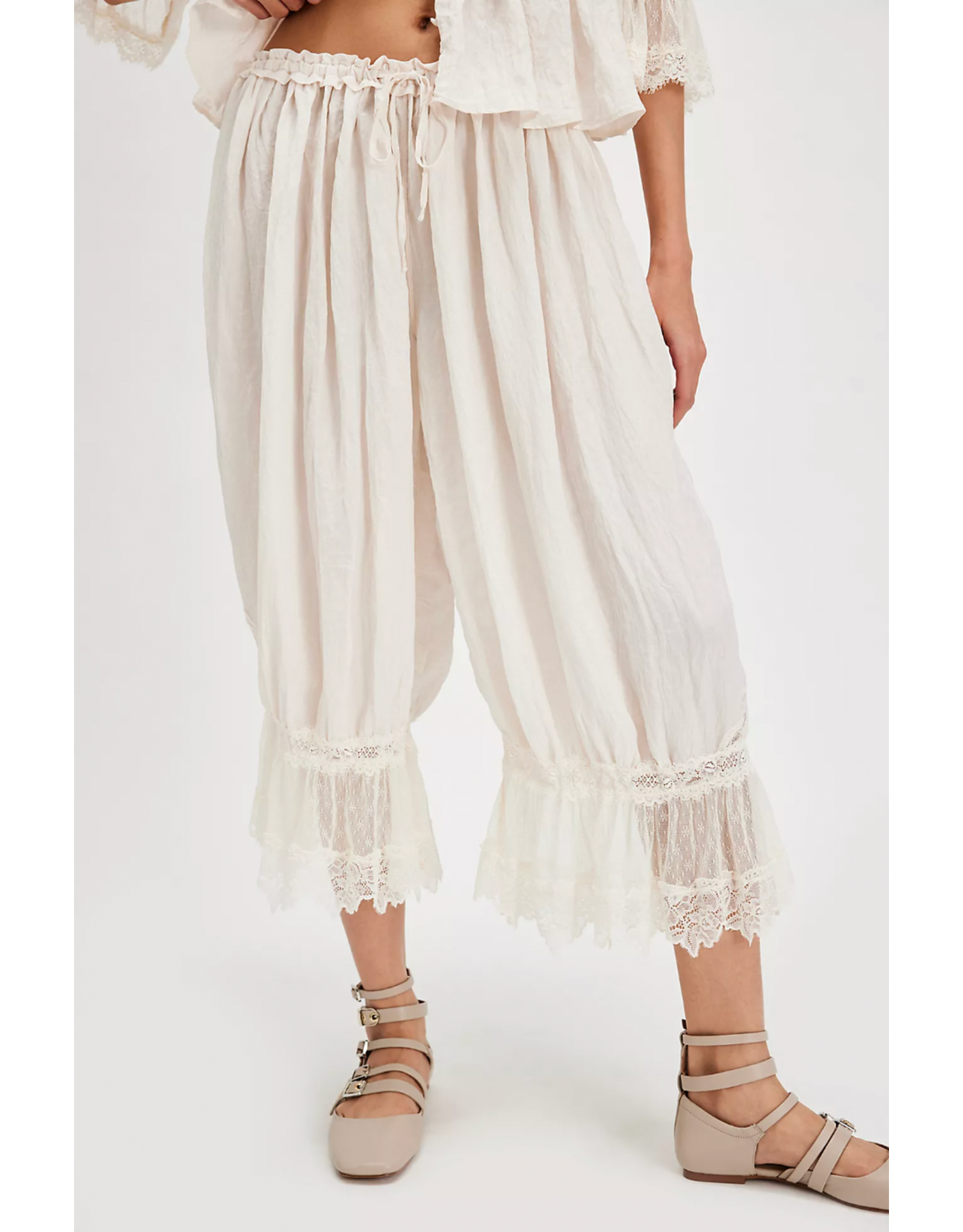 Free people Free People - Forever Young Bloomer Pants (White Alyssum)