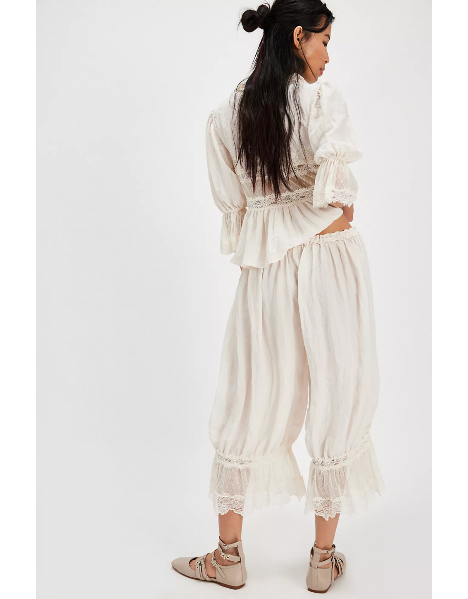 Free people Free People - Forever Young Bloomer Pants (White Alyssum)