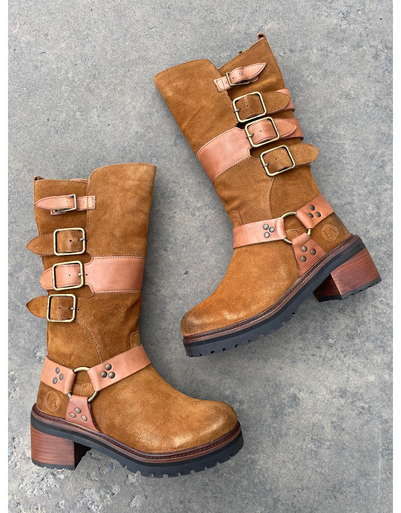 L'Orange L'Orange - Faith Tall Boot (Tan Suede)