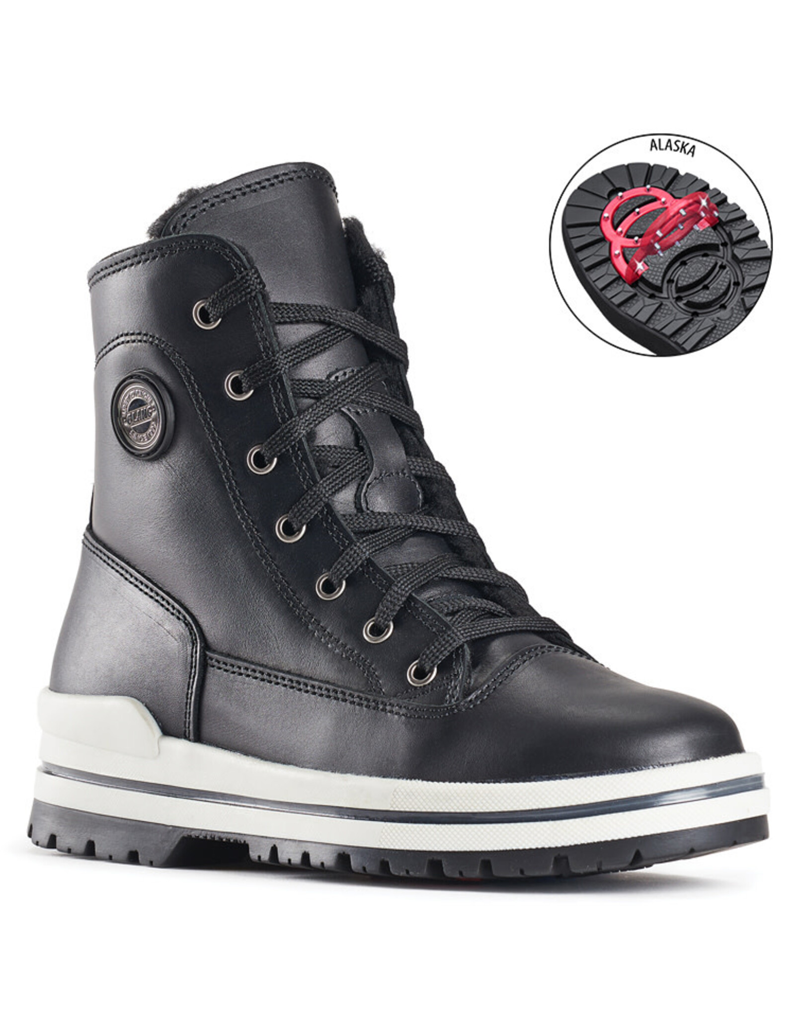 Olang Olang - Rita lace up winter boot (black)