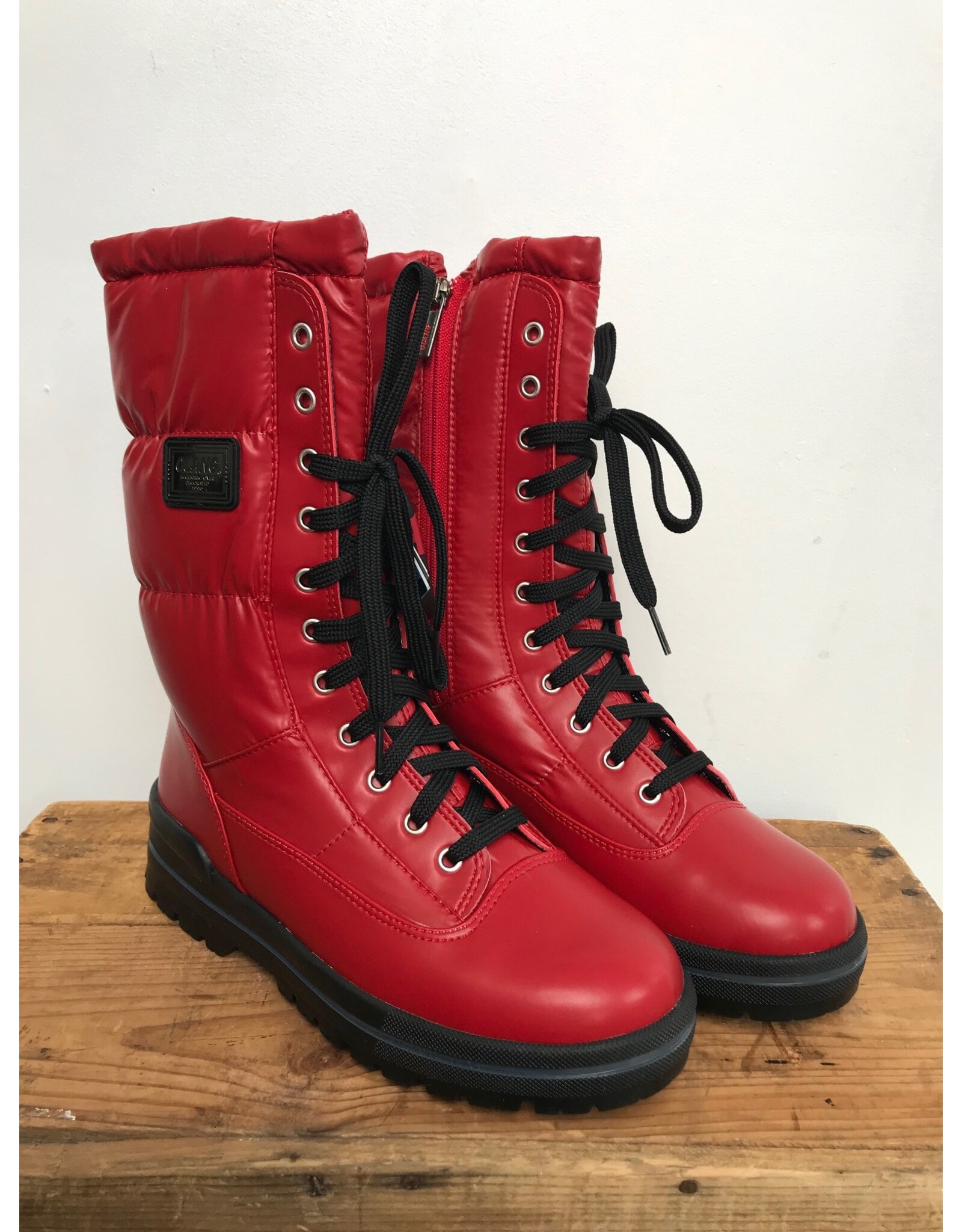 Olang Olang - Glamour Cleated Boots (Red)