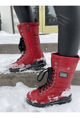 Olang Olang - Glamour Cleated Boots (Red)