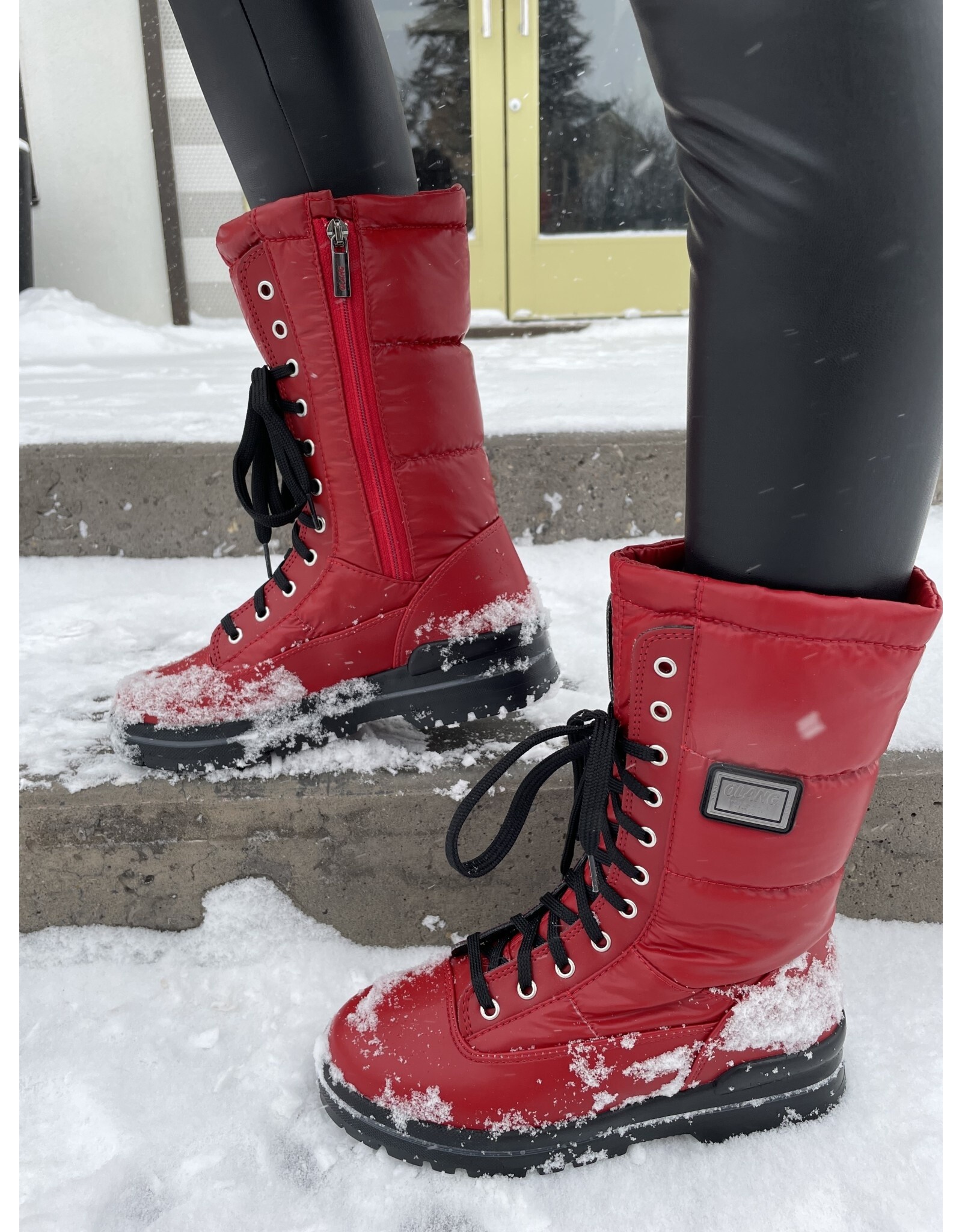 Olang Olang - Glamour Cleated Boots (Red)