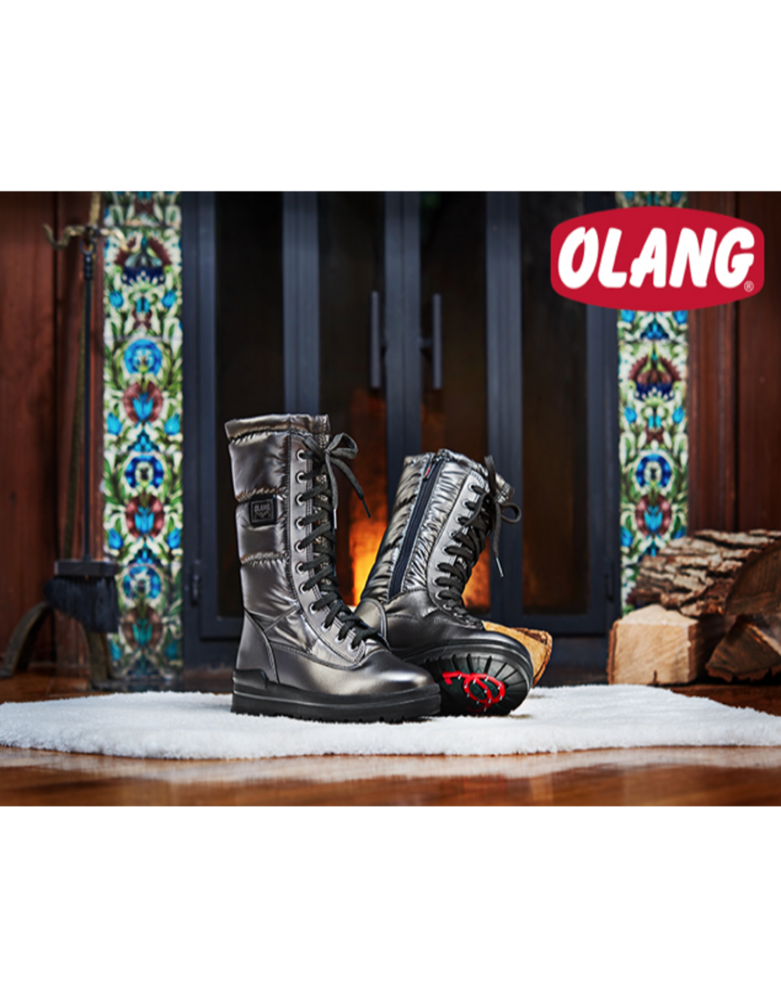 Olang Olang - Glamour Cleated Boots (Antracite)