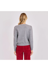 Sadie & Sage Sadie & Sage - Leighton Heart Button Cardi (Grey)