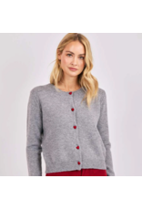 Sadie & Sage Sadie & Sage - Leighton Heart Button Cardi (Grey)