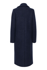 ICHI ICHI - Stipa Long Coat (Dark Navy)