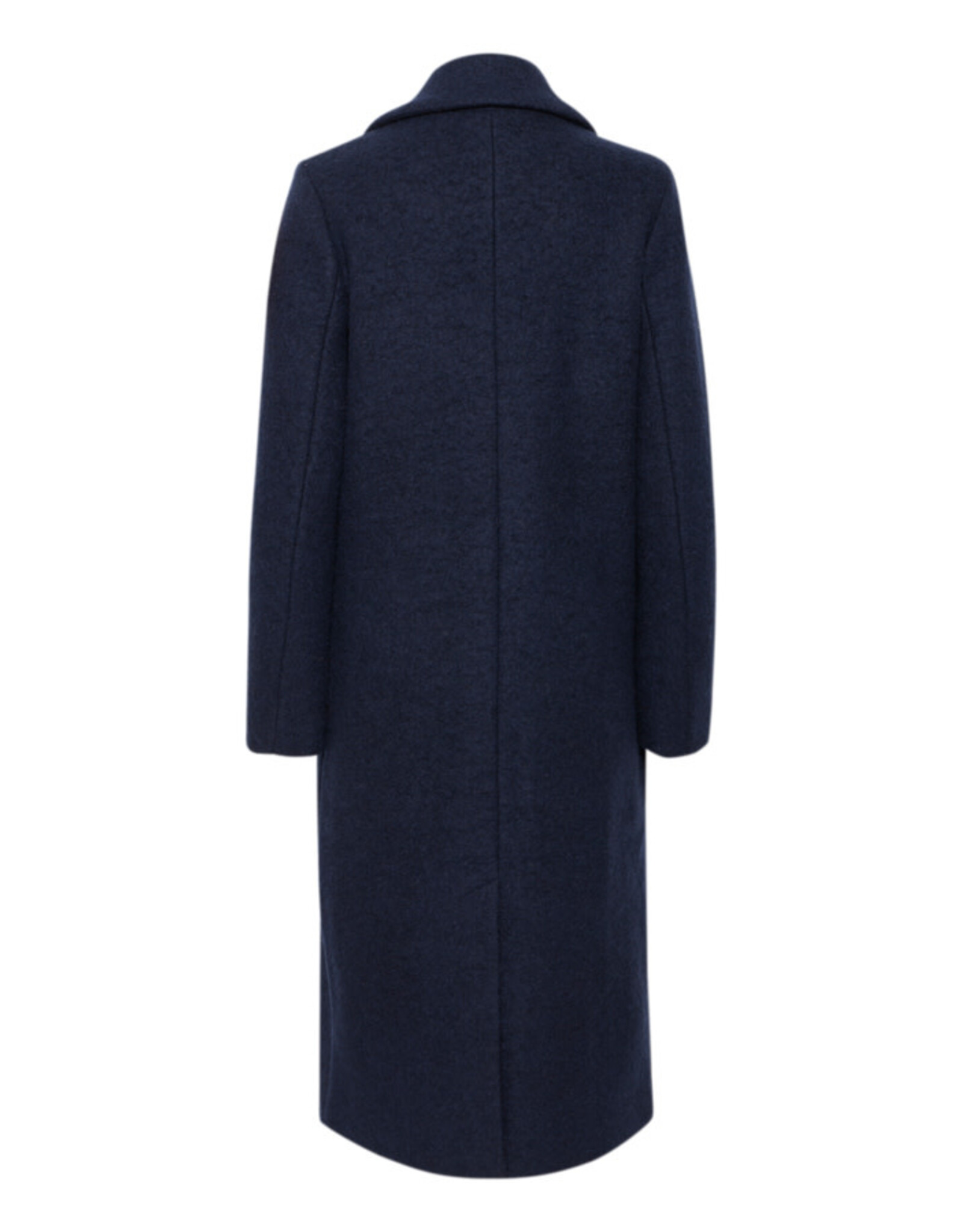 ICHI ICHI - Stipa Long Coat (Dark Navy)