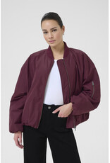 Kaffe Kaffe - Lorena Bomber Jacket (Windsor Wine)