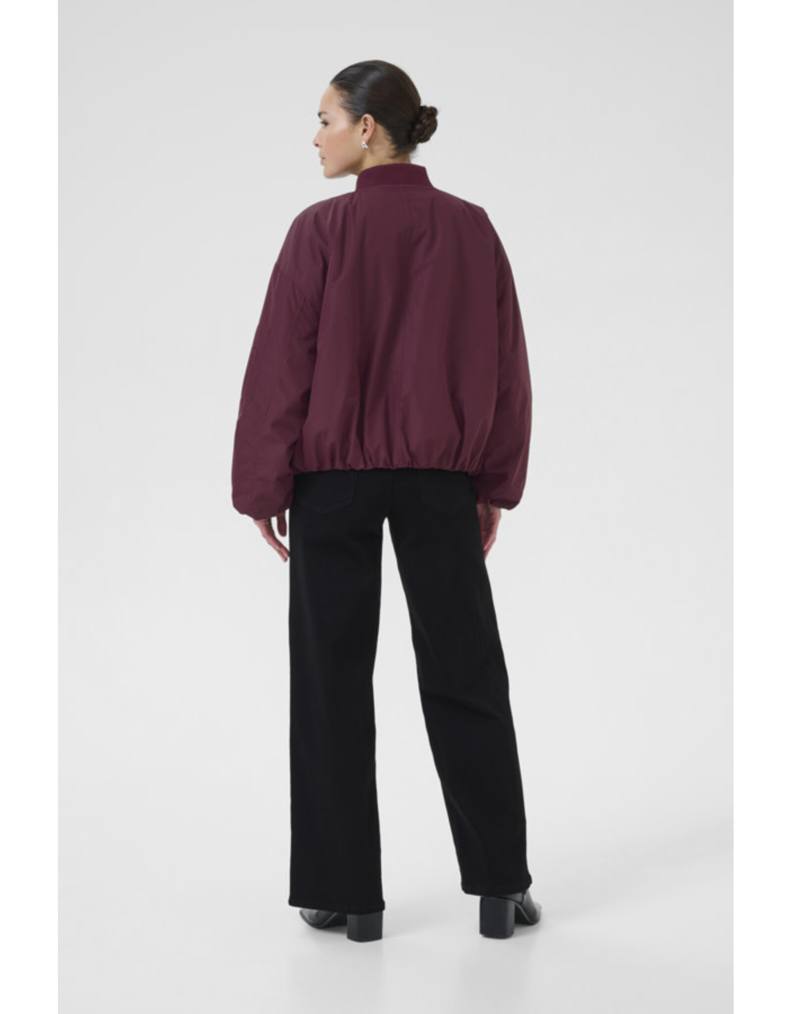 Kaffe Kaffe - Lorena Bomber Jacket (Windsor Wine)