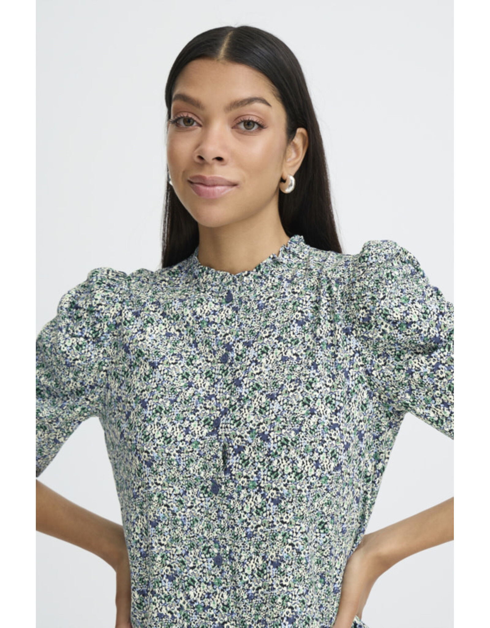 b.young b.young - Gabria Floral Print Shirt