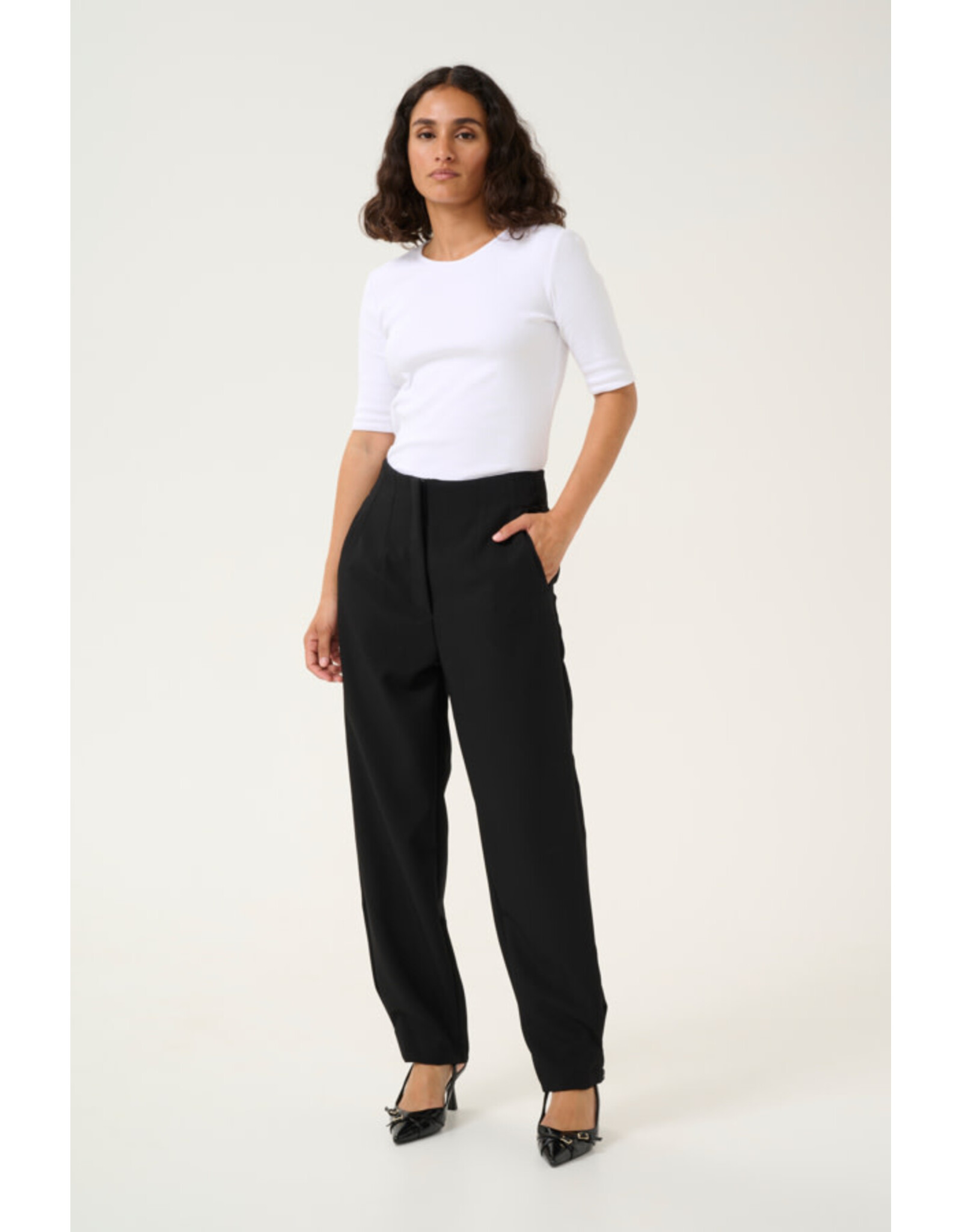 Kaffe Kaffe - Vitta Pants (Black Deep)