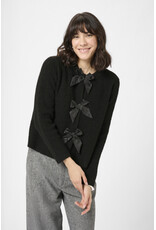 Kaffe Kaffe - May Bow Front Cardigan (Black)