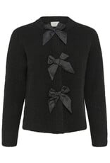 Kaffe Kaffe - May Bow Front Cardigan (Black)