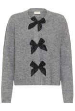 Kaffe Kaffe - May Bow Front Cardigan (Grey)