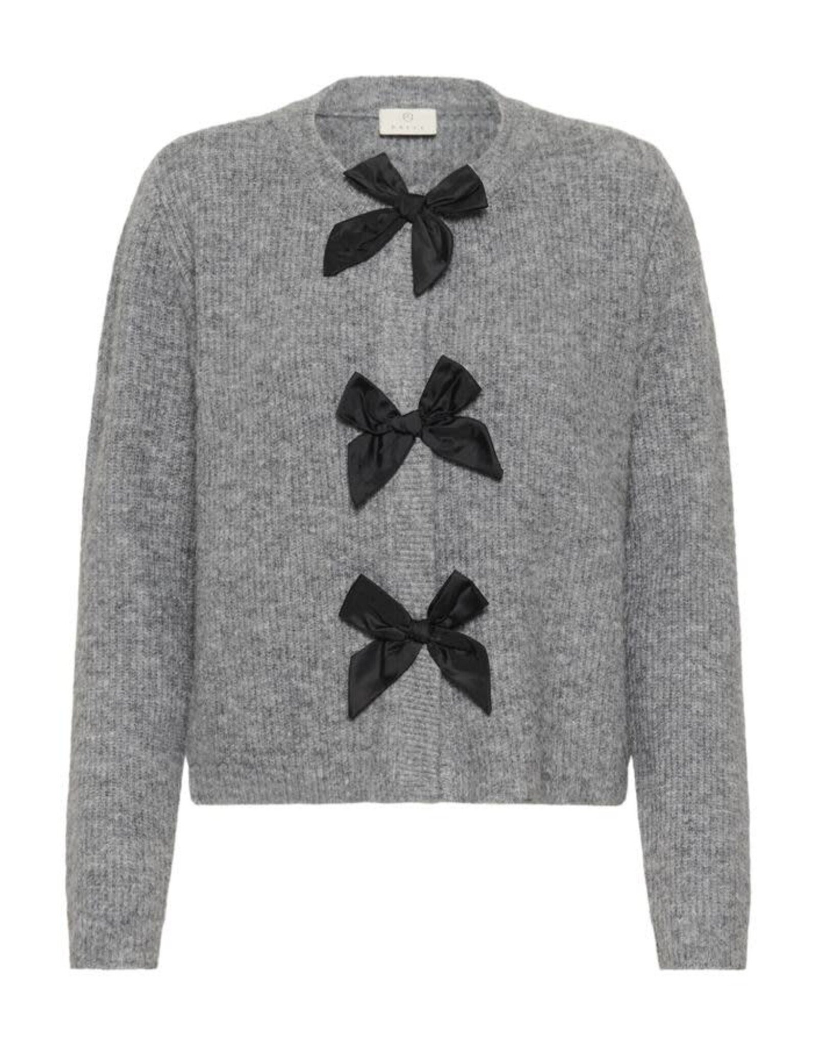 Kaffe Kaffe - May Bow Front Cardigan (Grey)