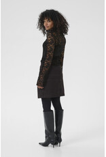 Kaffe Kaffe - Merlan Long Sleeve Floral Lace Top (Black Deep)