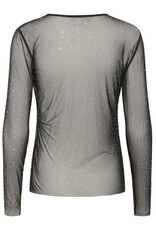 Kaffe Kaffe - Stinna Sheer Top (Black Deep)