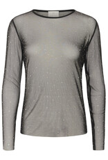 Kaffe Kaffe - Stinna Sheer Top (Black Deep)