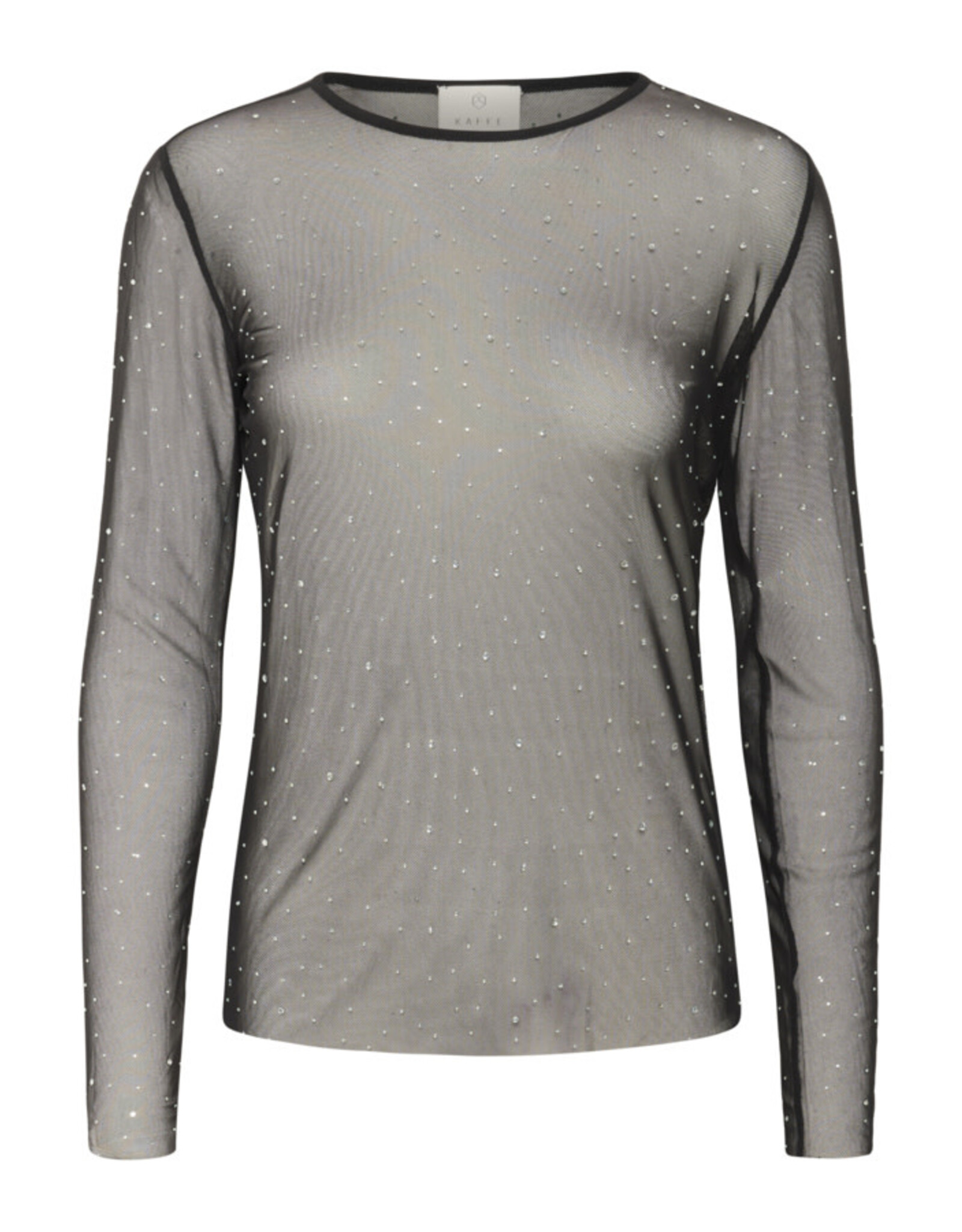 Kaffe Kaffe - Stinna Sheer Top (Black Deep)