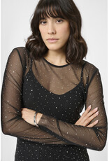 Kaffe Kaffe - Stinna Sheer Top (Black Deep)