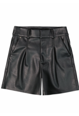 Garcia Garcia - Faux Leather Shorts (Black)