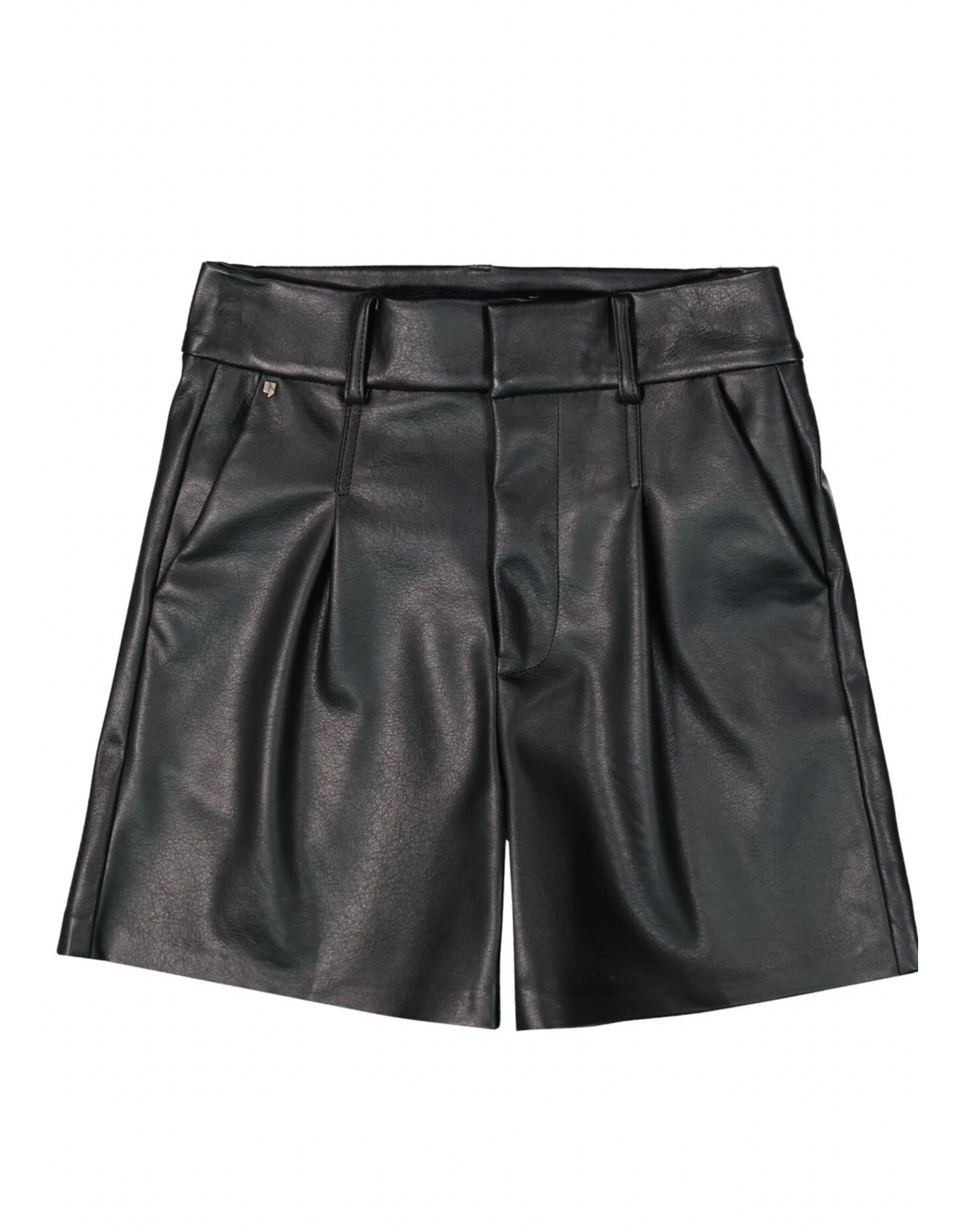 Garcia Garcia - Faux Leather Shorts (Black)