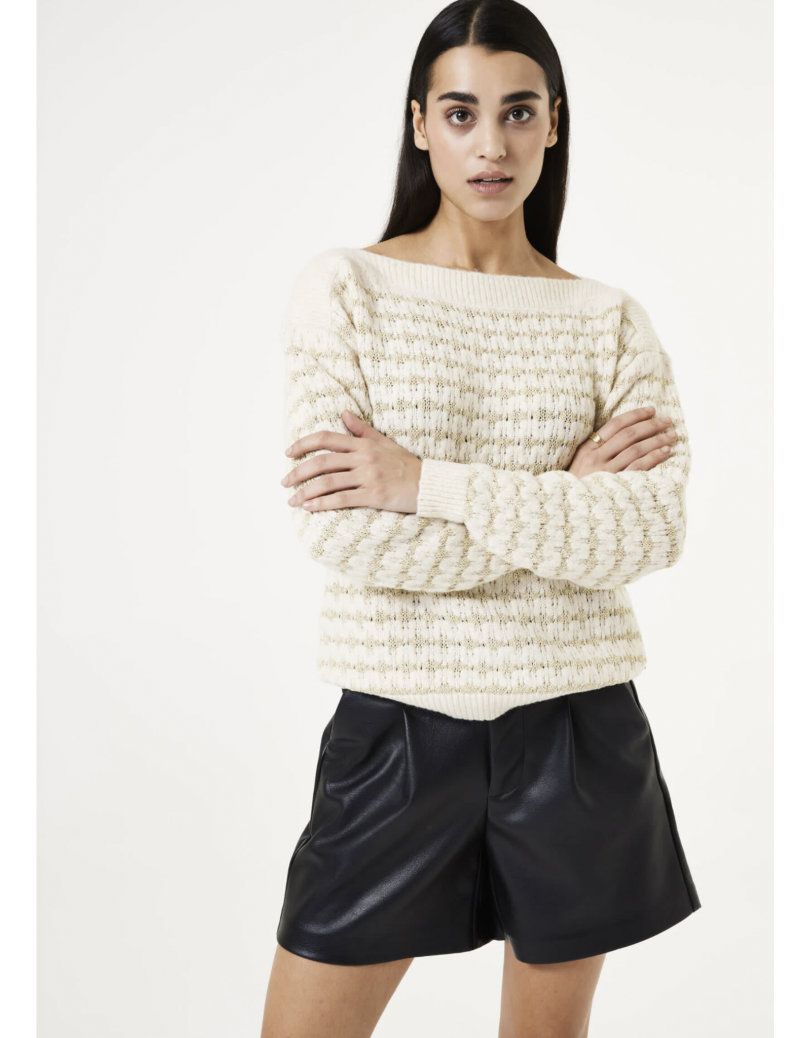 Garcia Garcia - Faux Leather Shorts (Black)