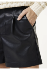 Garcia Garcia - Faux Leather Shorts (Black)