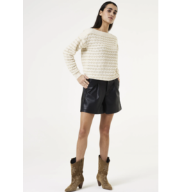 Garcia Garcia - Faux Leather Shorts (Black)