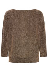 b.young b.young - Shiloh Cropped Sleeve Top (Gold)