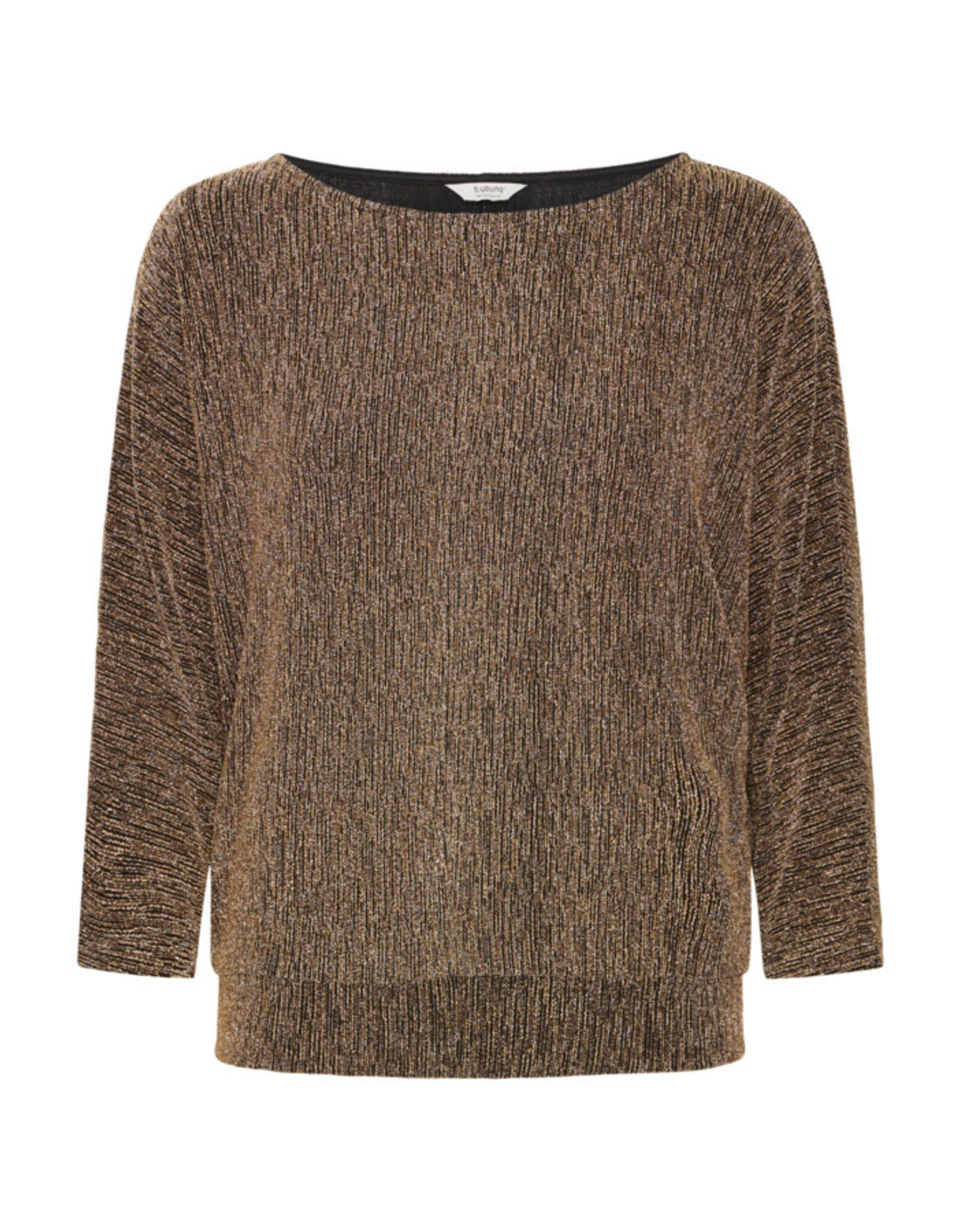 b.young b.young - Shiloh Cropped Sleeve Top (Gold)