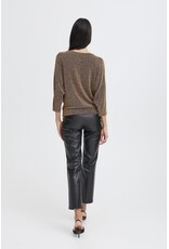 b.young b.young - Shiloh Cropped Sleeve Top (Gold)