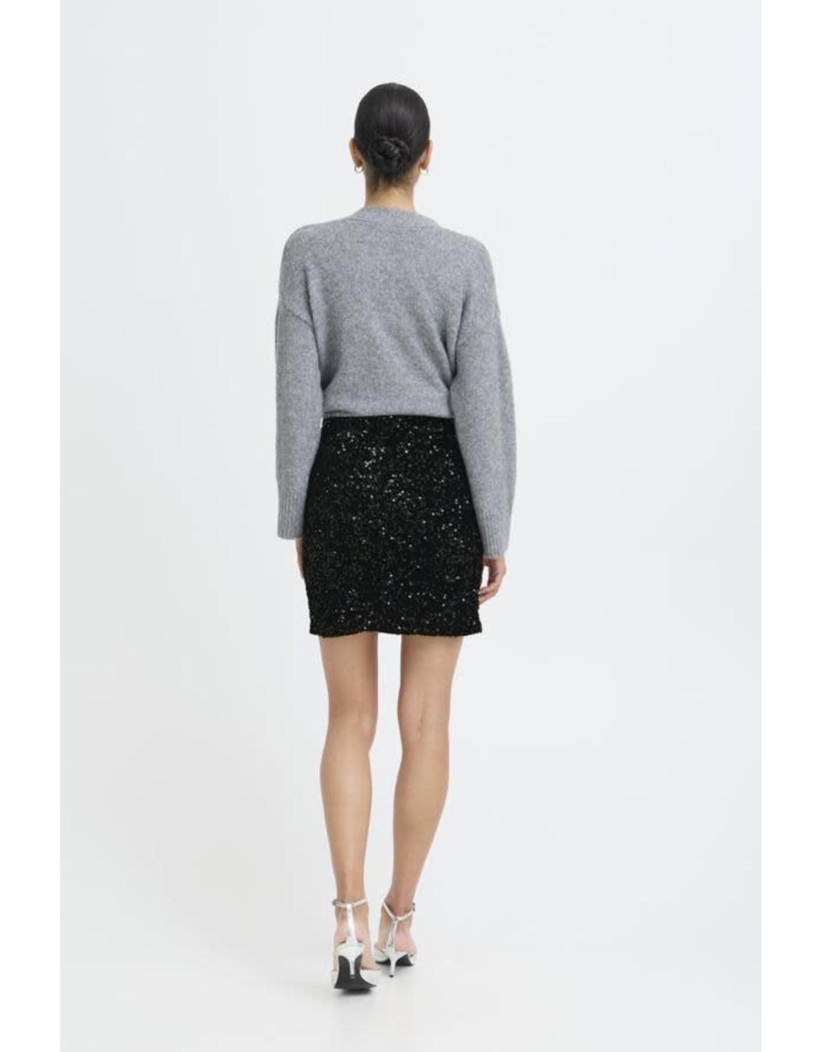 b.young b.young - Paillet Sequin Skirt (Black)