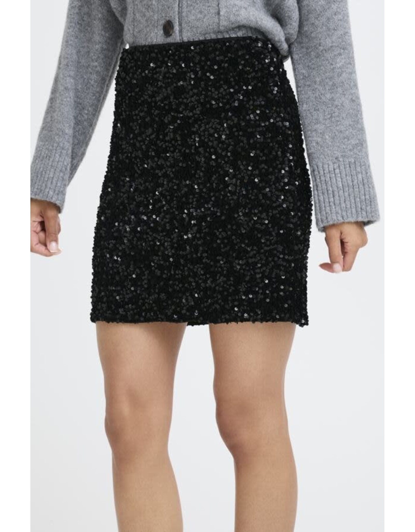 b.young b.young - Paillet Sequin Skirt (Black)