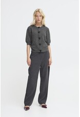 b.young b.young - Omea Deco Cardigan wth Bow Buttons (Dark Grey Melange)
