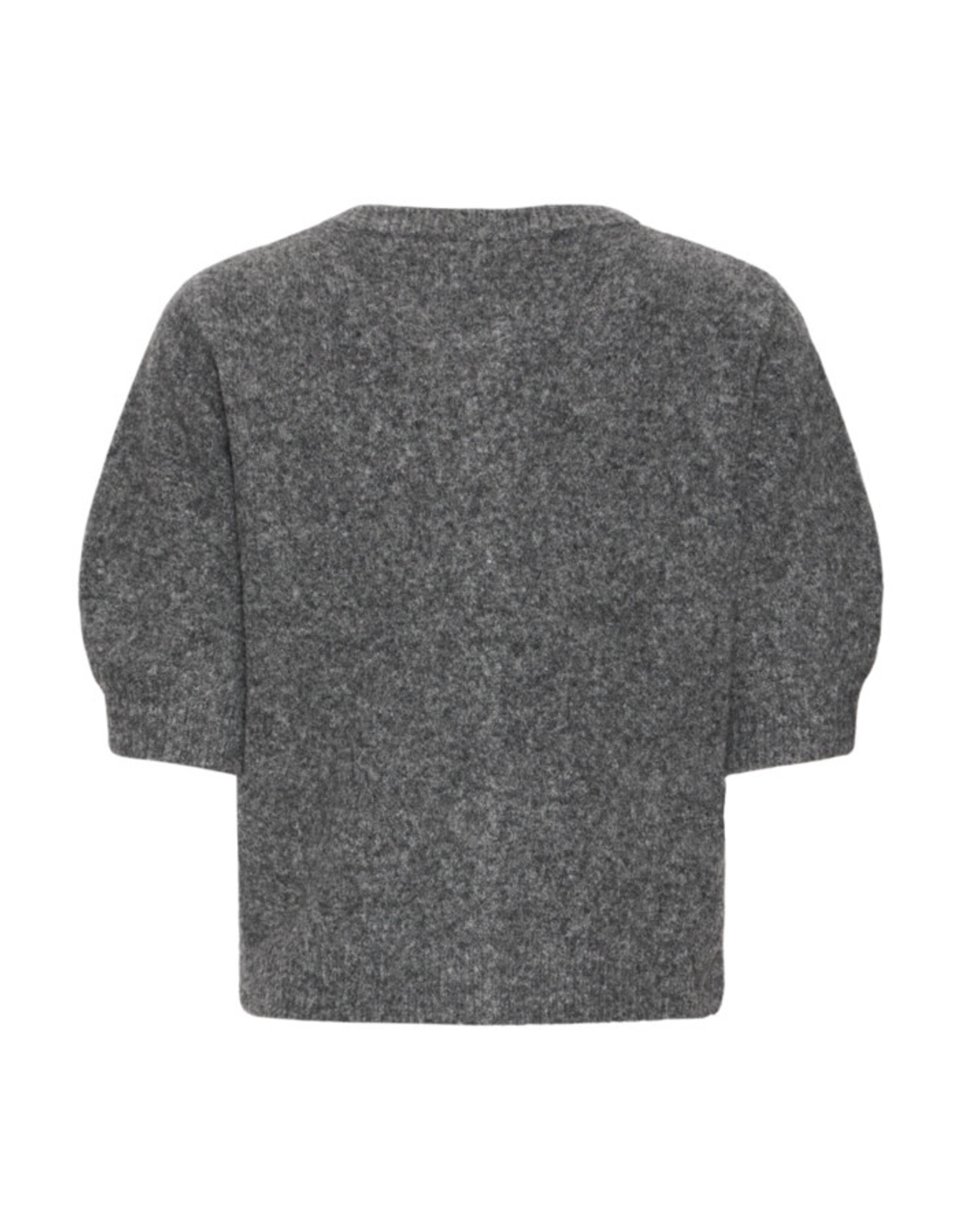 b.young b.young - Omea Deco Cardigan wth Bow Buttons (Dark Grey Melange)