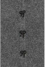 b.young b.young - Omea Deco Cardigan wth Bow Buttons (Dark Grey Melange)