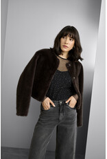 Kaffe Kaffe - Stinna Sheer Top (Black Deep)