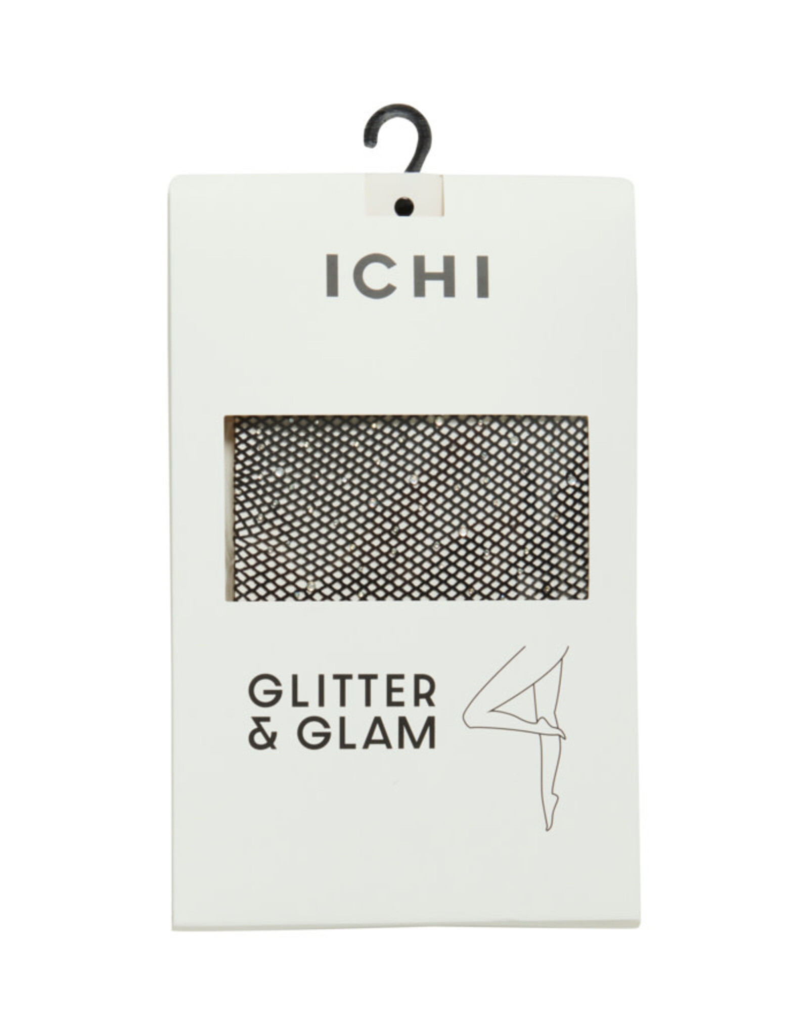 ICHI ICHI - Bethy stockings (black with rhinestones)