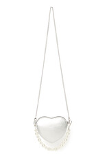 ICHI ICHI - Betina Heart Shaped Bag (Silver)