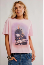 Free people Free People - Merry Meow Tee (Pink Combo)