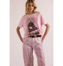 Free people Free People - Merry Meow Tee (Pink Combo)