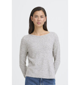 ICHI ICHI - Macon Pullover (Grey Melange)