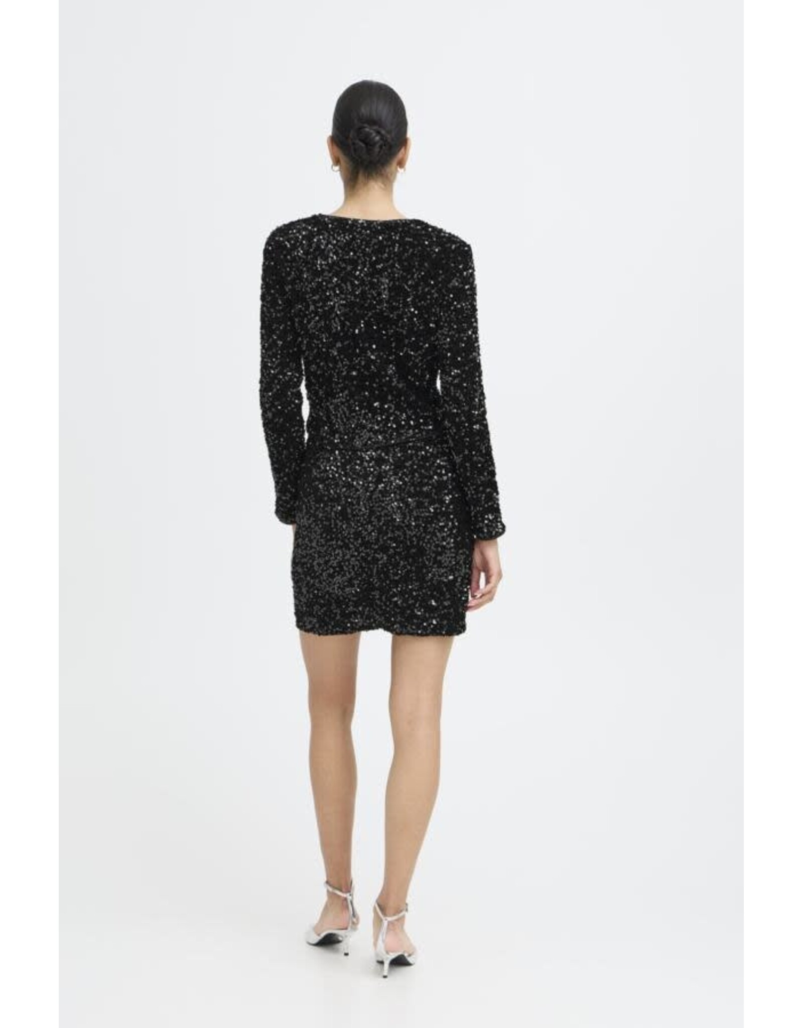 b.young b.young - Paillet Bow Sequin Jacket (Meteorite)