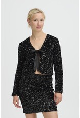 b.young b.young - Paillet Bow Sequin Jacket (Meteorite)
