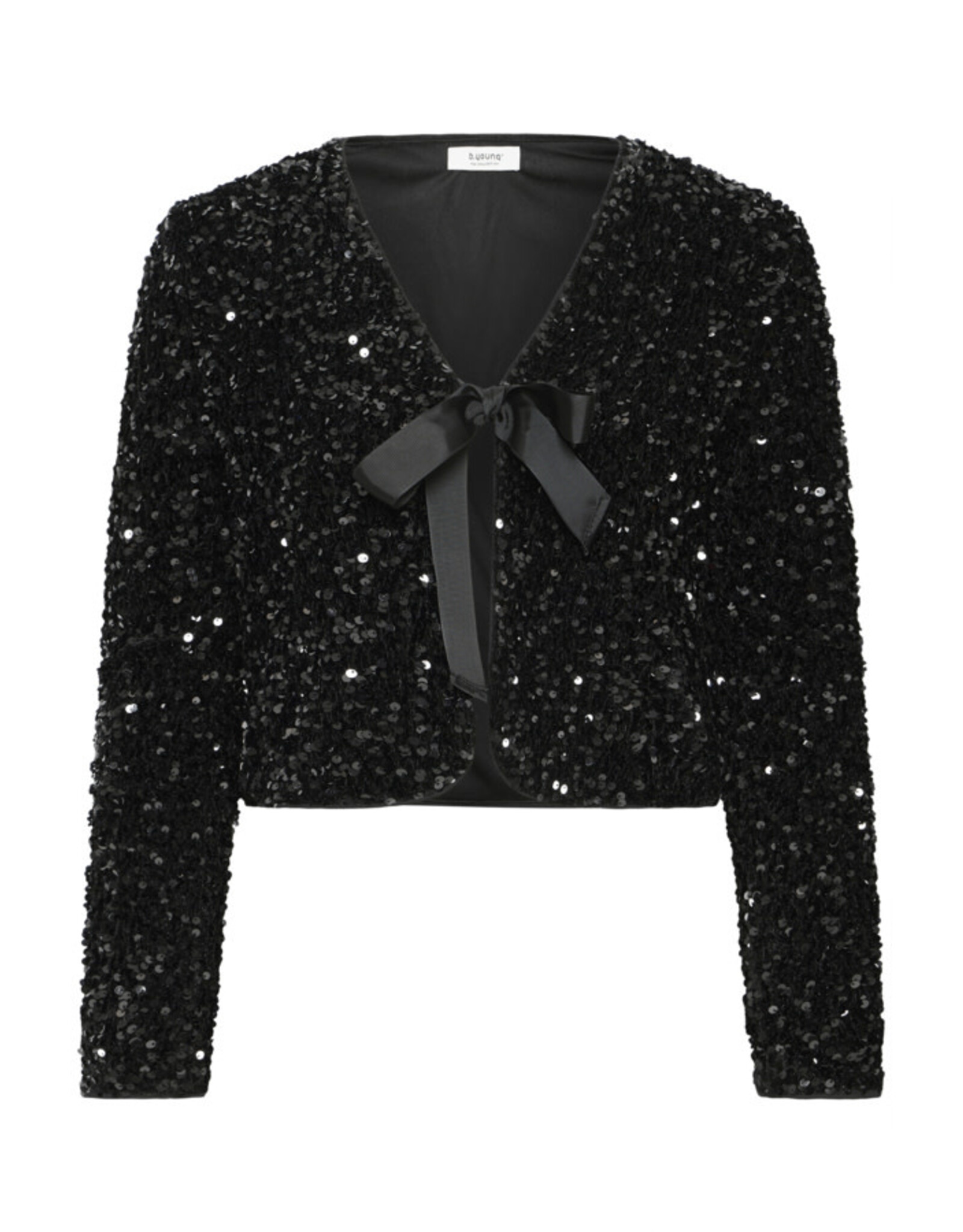 b.young b.young - Paillet Bow Sequin Jacket (Meteorite)