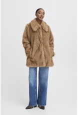 b.young b.young - Kaja Faux Fur Coat (Tiger's Eye)