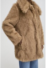 b.young b.young - Kaja Faux Fur Coat (Tiger's Eye)